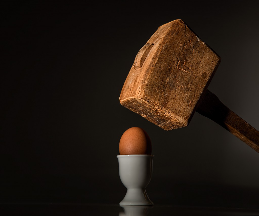 egg-hammer-threaten-violence